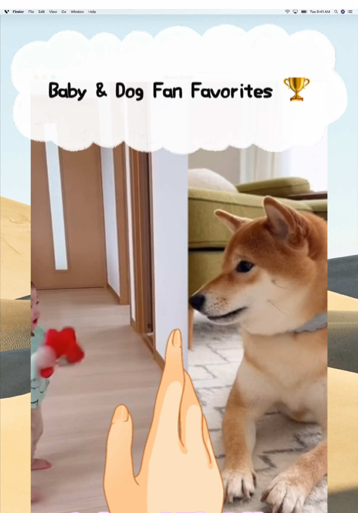Baby & Dog – Fan Favorites 🏆 #baby #dog #mypets #shiba 