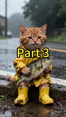 Kitten Cares for Daddy  part 3#cat #orangecat #fyp 