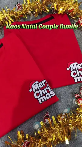 #kaoscouple #natal #kaosnatal super murah baha katun lembut gambar DTf print 