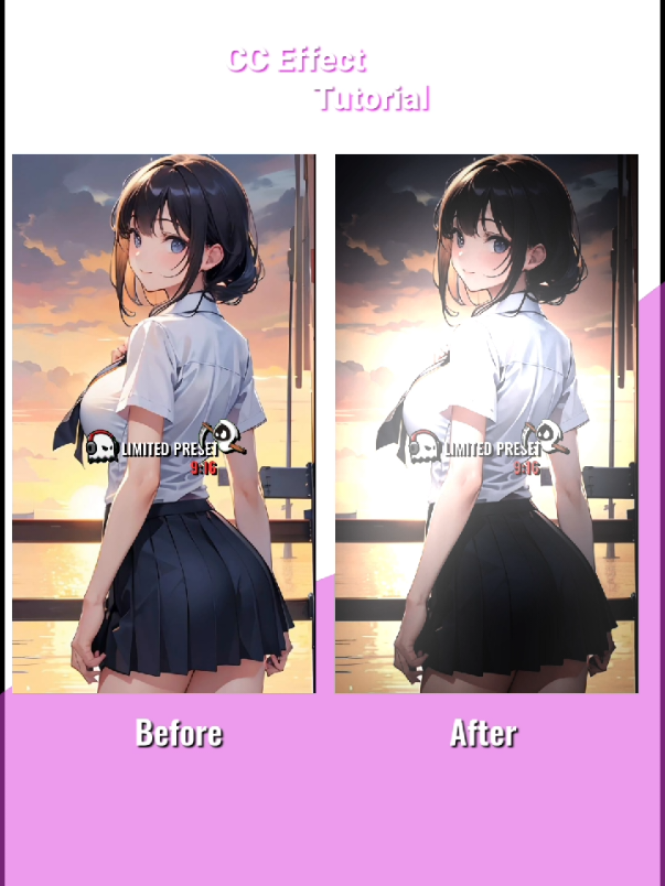 CC Effect tutorial  #limitedpreset #alightmotiontutorial #alightmotion #creatorsearchinsight #fypシ 