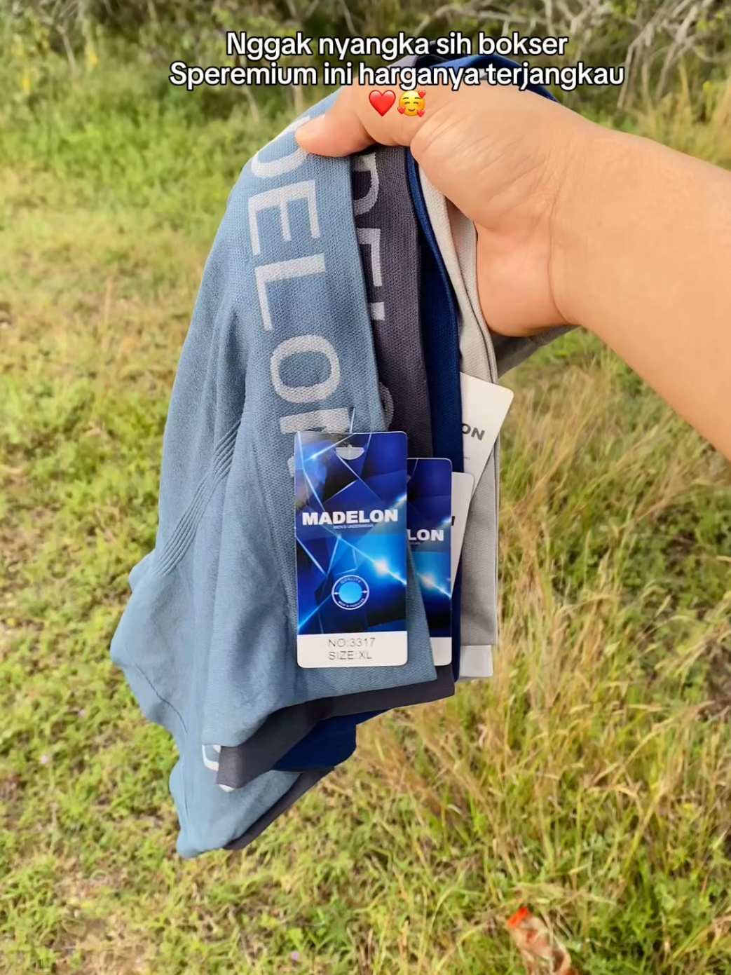 boxer madelon lagi promo loh🤑 mana dapat 4 pcs lagi🤪 yang mau bisa cekout sekarang di keranjang yang aku kasih yah🥰😍😘#boxerlelakiviral #boxerviral #boxermurah #boxerpria #boxer 