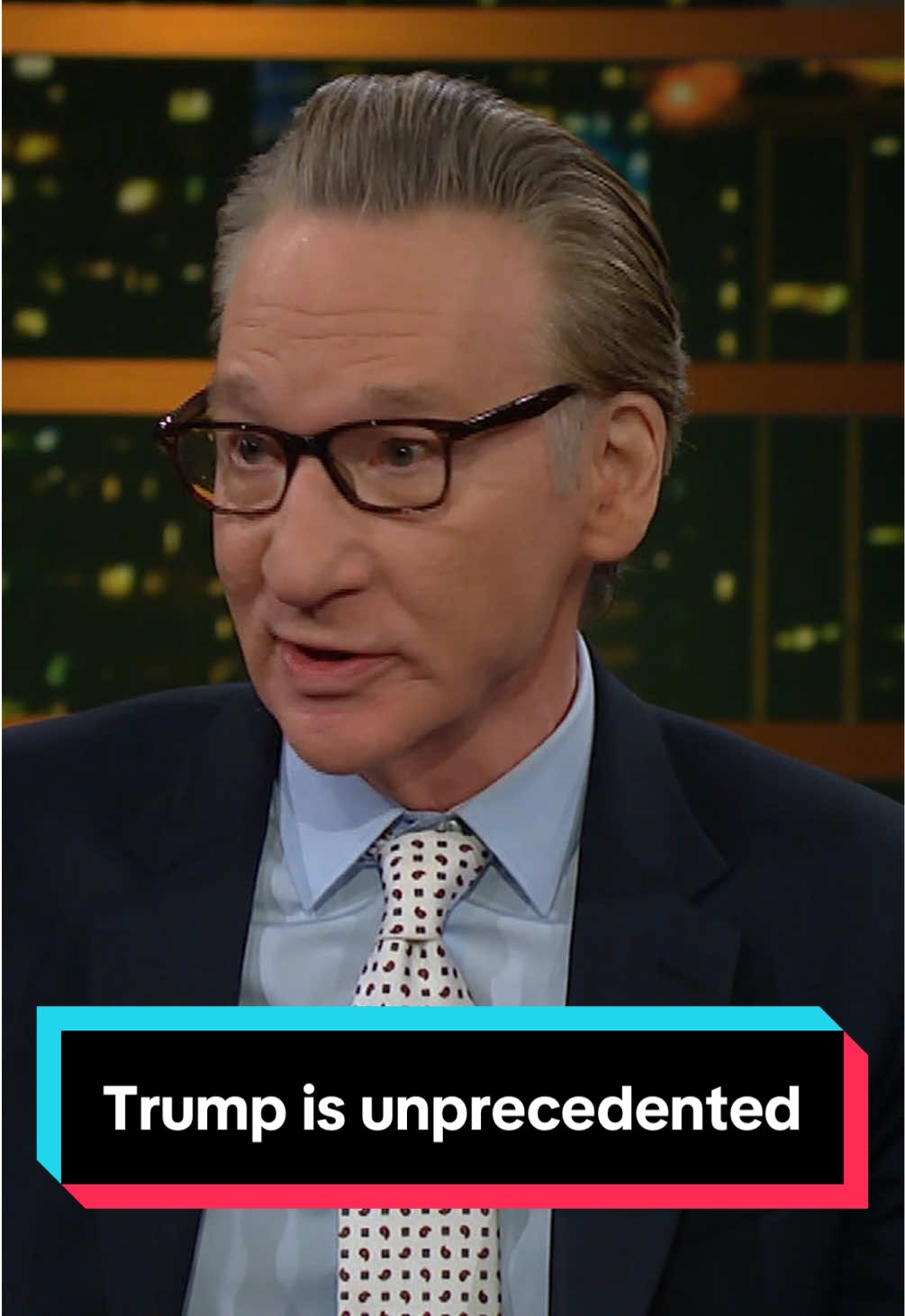 Trump does things that are not unprecedented, but also completely unprecedented. 