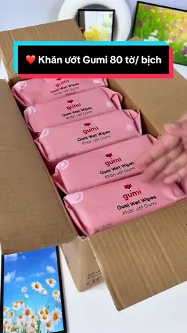 Trả lời @Minh Phương ❤️ Khăn ướt Gumi 80 tờ/ bịch đang có voucher còn hỗ trợ ship về tận nhà quá rẻ #khanuotgumi #cindythuytichcuc 