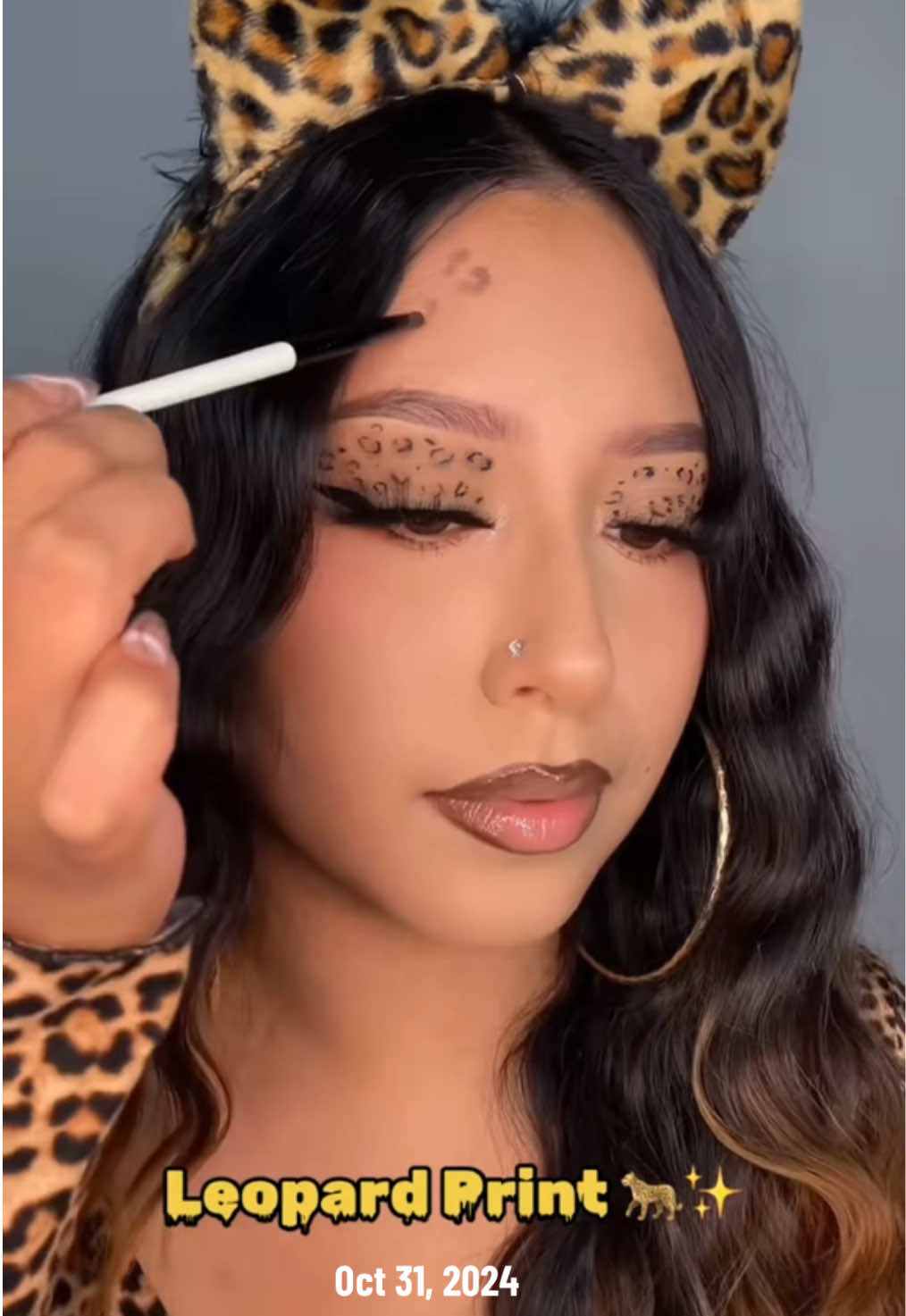 #onthisday Leopard 🐆 ✨ Halloween makeup look 🤎 #halloween #cppartner  #CPTrickOrBeat #fyp @ColourPop Cosmetics 