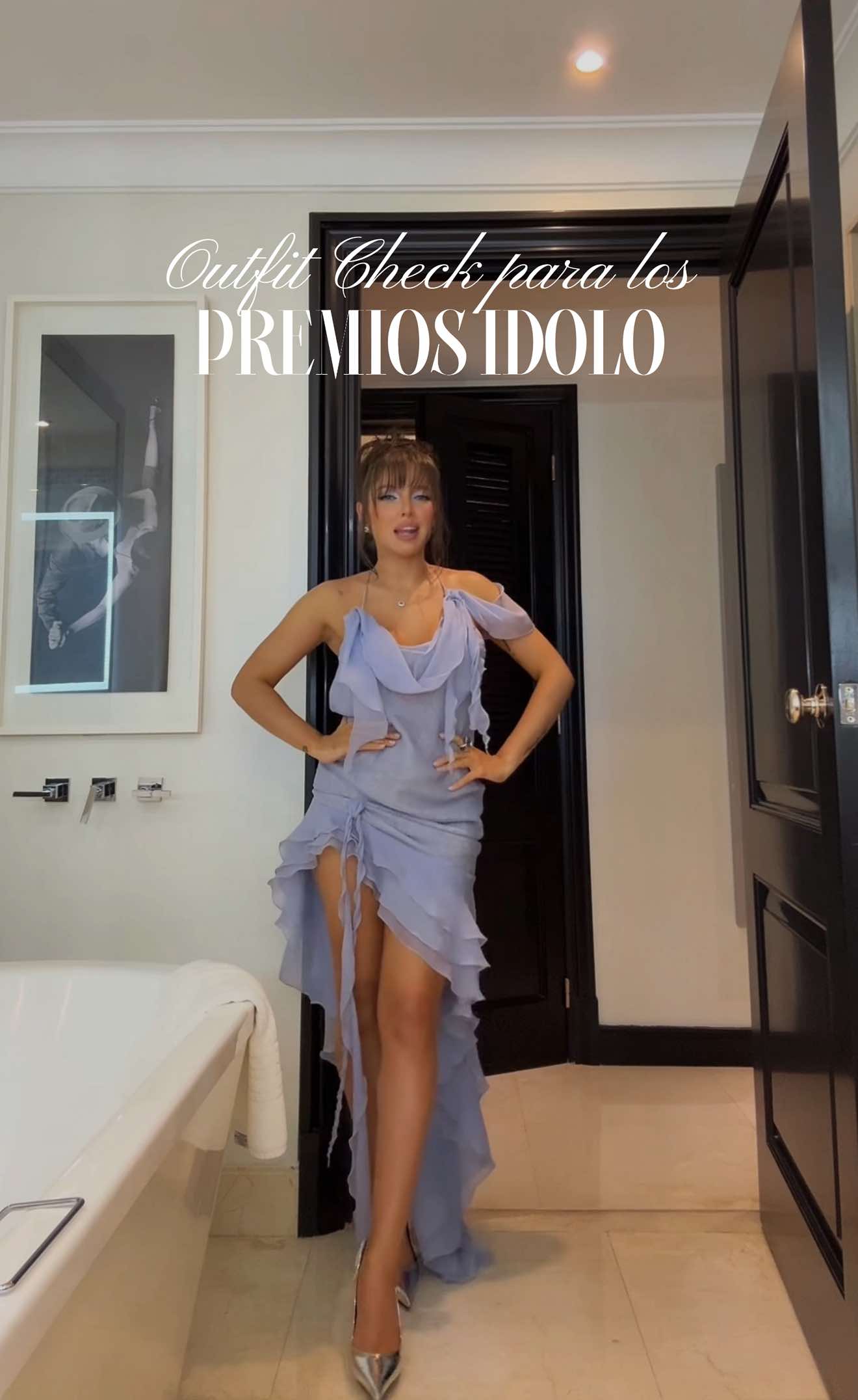 Ya estoy lista para los Premios Idolo esta noche! 💜 #outfitideas #fashiontiktok 
