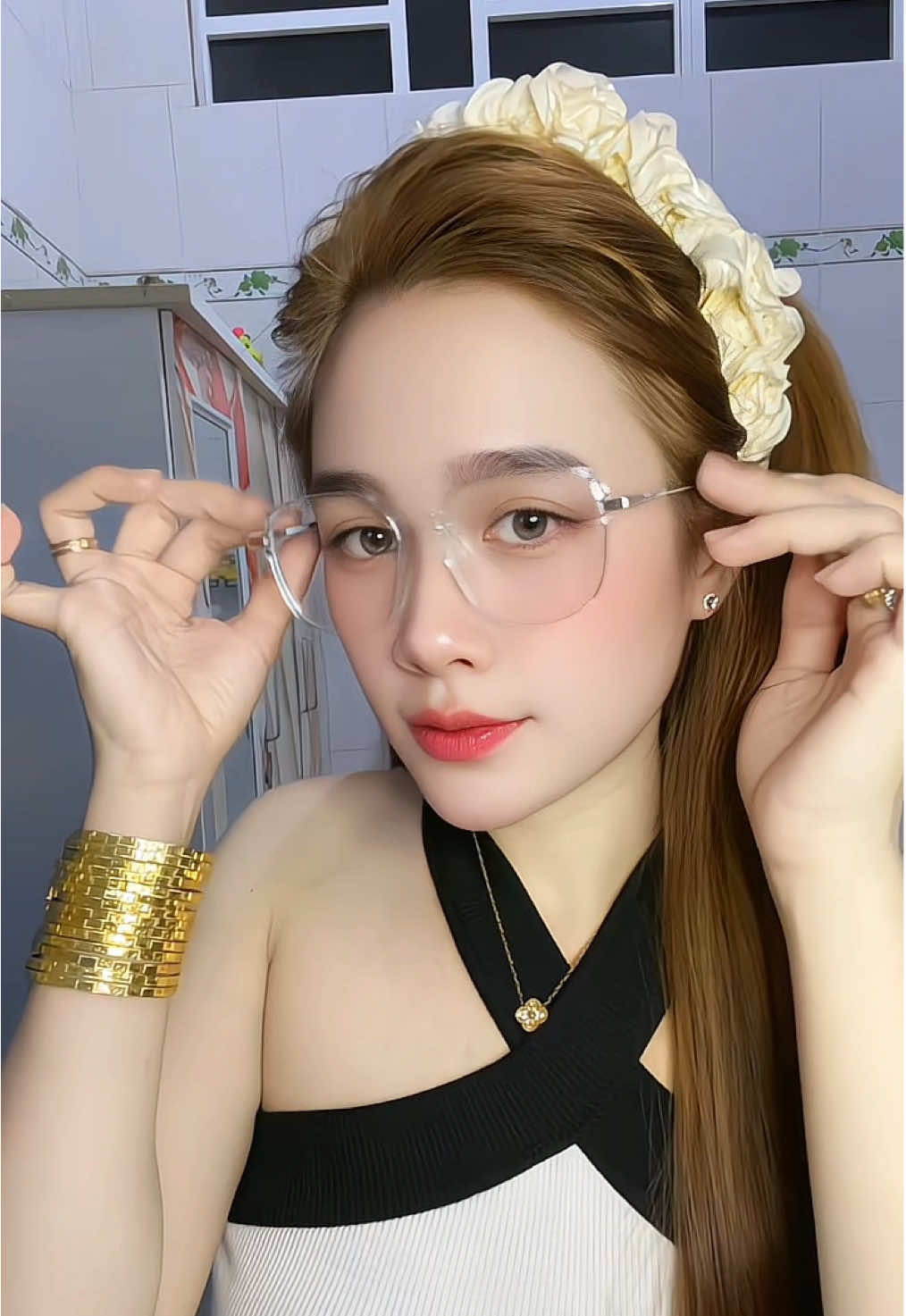 Kính gọng vuông #kinhnu #matkinh #kinhthoitrang #kinhgongvuong #kinhchongbui  @Huỳnh My Shop  @Huỳnh My Shop  @Huỳnh My Shop 