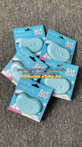 udah dapetin 5 barsoap brighty bestt😭🫵🤟#fyp#brightyindonesia#barsoap#bodycareviral#brightyunderarm  