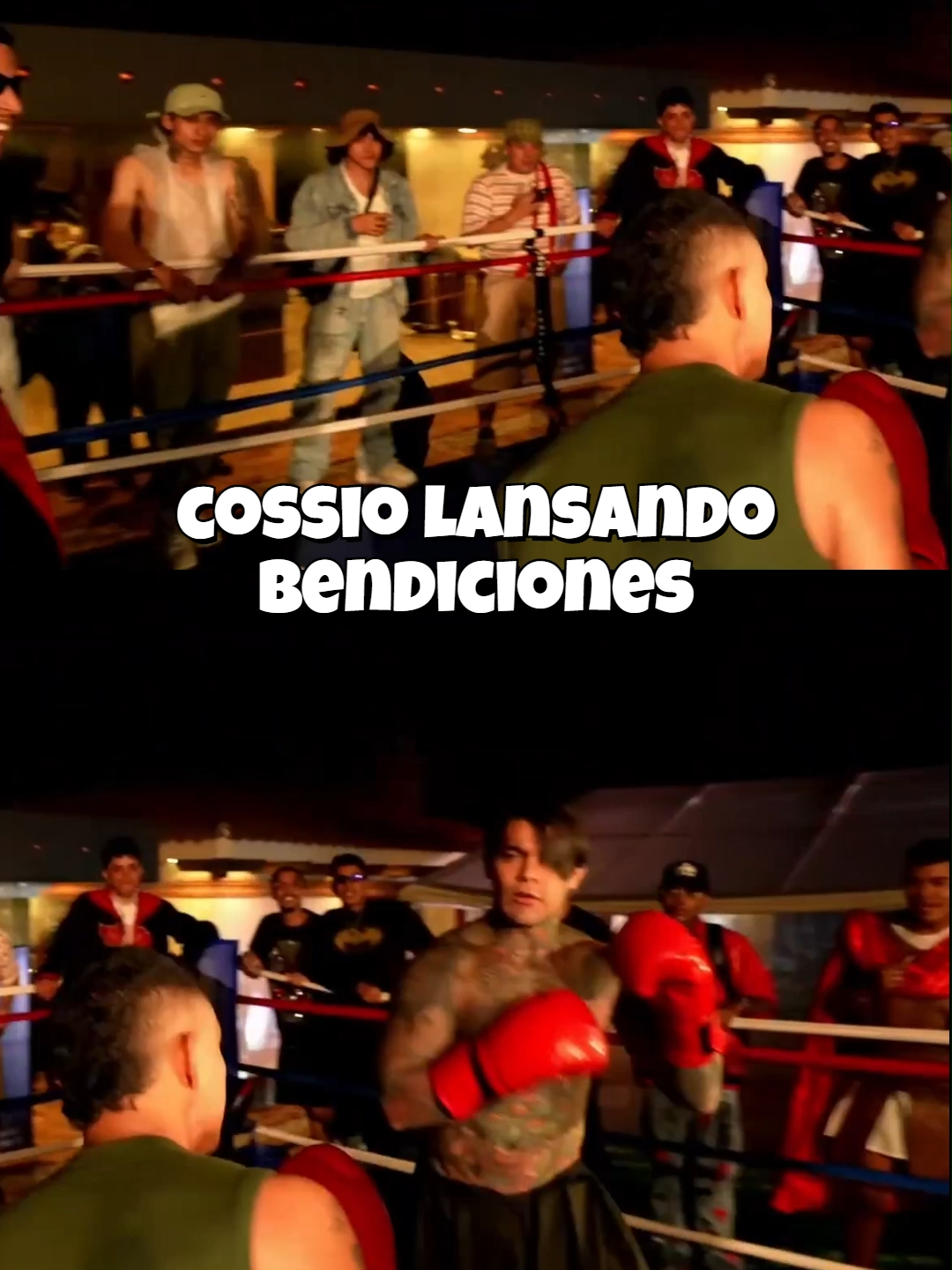 cossio lansando bendiciones