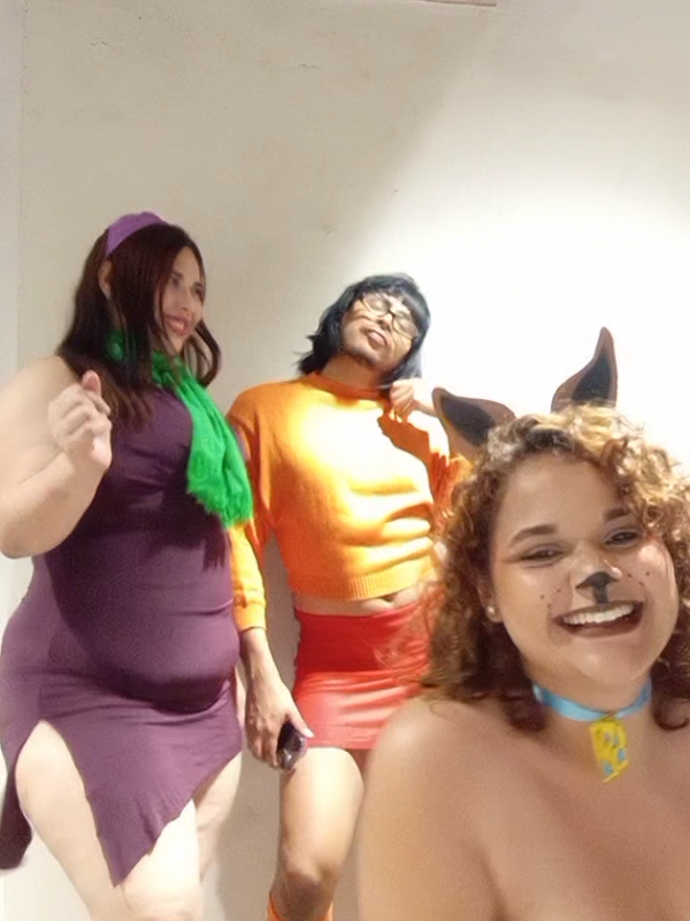 Scooby doo group con mis girls #fyppppppppppppppppppppppp #halloweenmakeup #scoobydoocosplay #scoobydoo #halloweenmakeup @Ludiriannys Villarre @santiagojoseg_ 