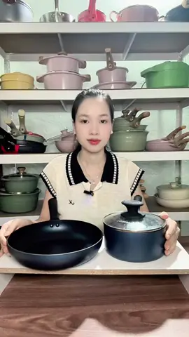 Combo nồi 18 và chảo 24 với lớp chống dính bền bỉ   #ecowin #noichaochongdinh #dogiadung #xuhuong #viral 