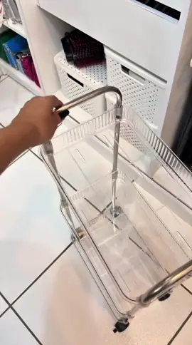 Carrinho De Armazenamento Móvel 360 ° Rotativo Prateleira De Acrílico Com Rodas Pode Conter Vários Itens 🩷✨Chama que te envio o link !!! ##organizacao