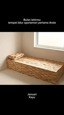Tempat tidur apartemen pertama Anda berdasarkan bulan lahir #fyp 