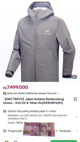 Versi gorpcore ✌🏼#zyxcba #gorpcore #arcteryx #pendaki #fyp 