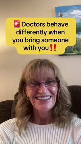 Bring someone to your doctor appointment—it changes everything. The 