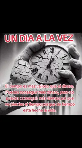 el tiempo ea oro aprovechalo