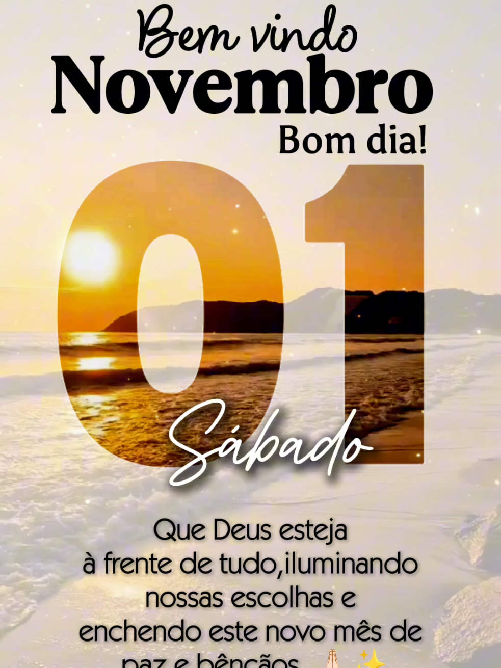 Bem vindo Novembro! SIGA, CURTA, COMPARTILHE ✨  Que Deus abençoe nosso mês!🙏🏻 #bomdia #deus_no_controle #frasesmotivadoras #reflexao #reflexaododia #gratidao #deus #fé #mensagem #statuswhatsapp #sabado #1denovembro #bemvindonovembro  #CapCut 