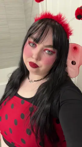 the fact that this costume cost me $2 #halloween #ladybug 