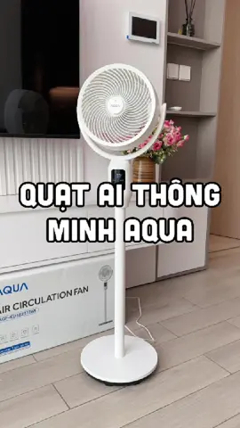 Quạt AQUA điều khiển giọng nói 