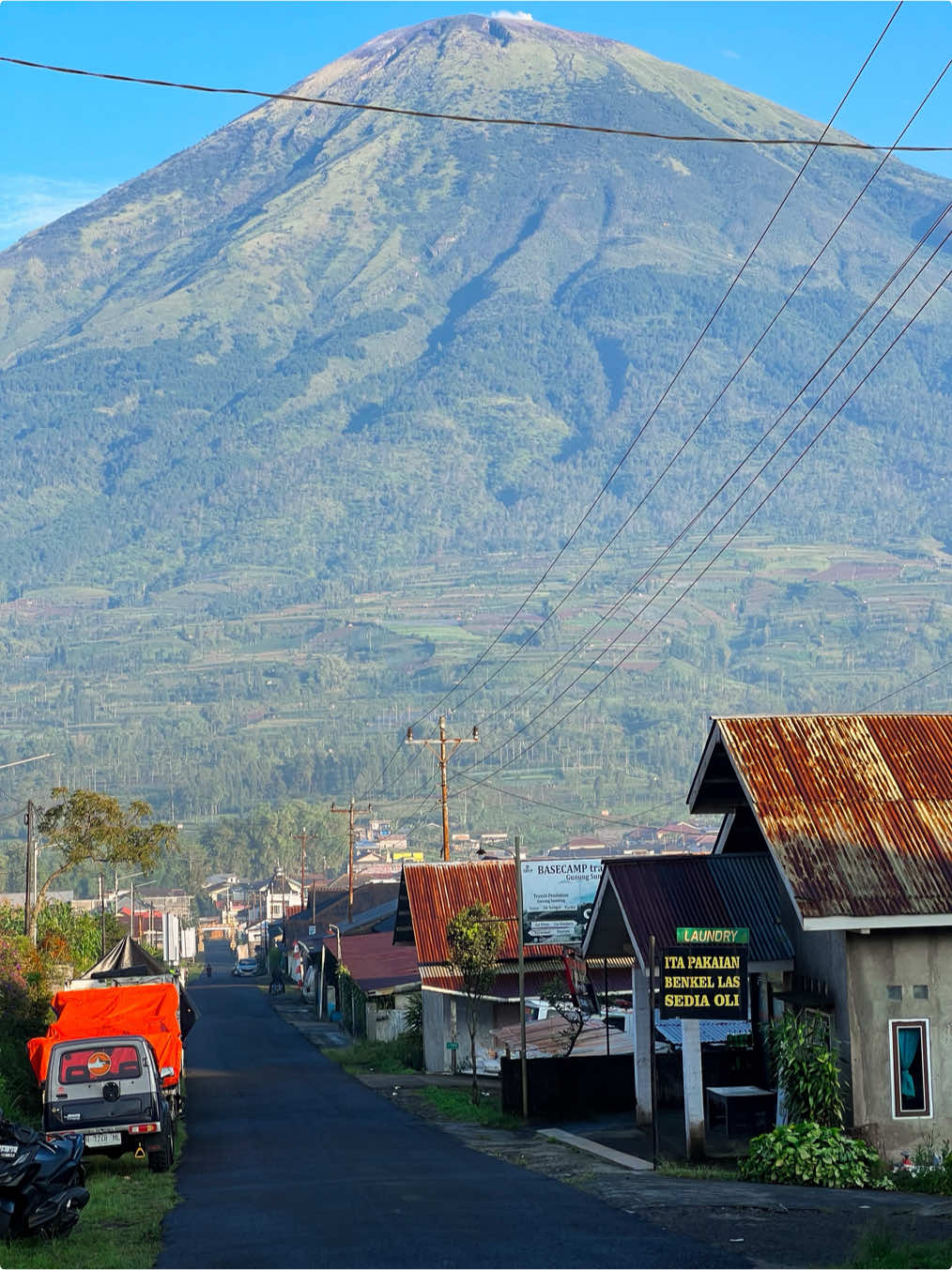Ketika pagi harimu di wonosobo 🤩 #wonosobo #garungwonosobo #sindoro 