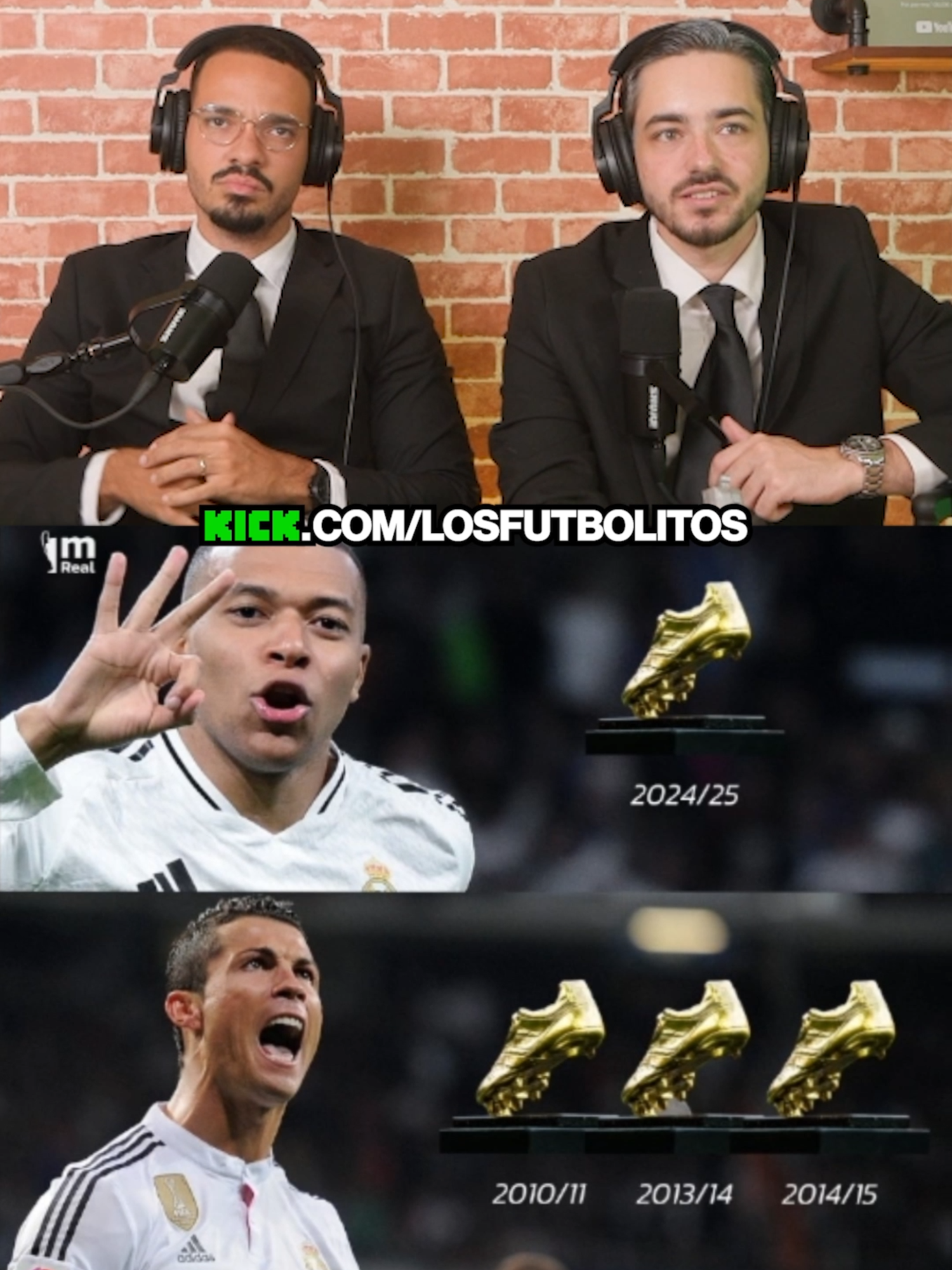 CRISTIANO BOTA DE ORO 2025? 😅🤣 #losfutbolitos #losfutbolitostv