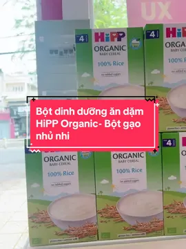 Bột dinh dưỡng ăn dặm HiPP Organic- Bột gạo nhủ nhi#hipp #botandamhipporganic #xuhuong #concung #andam 