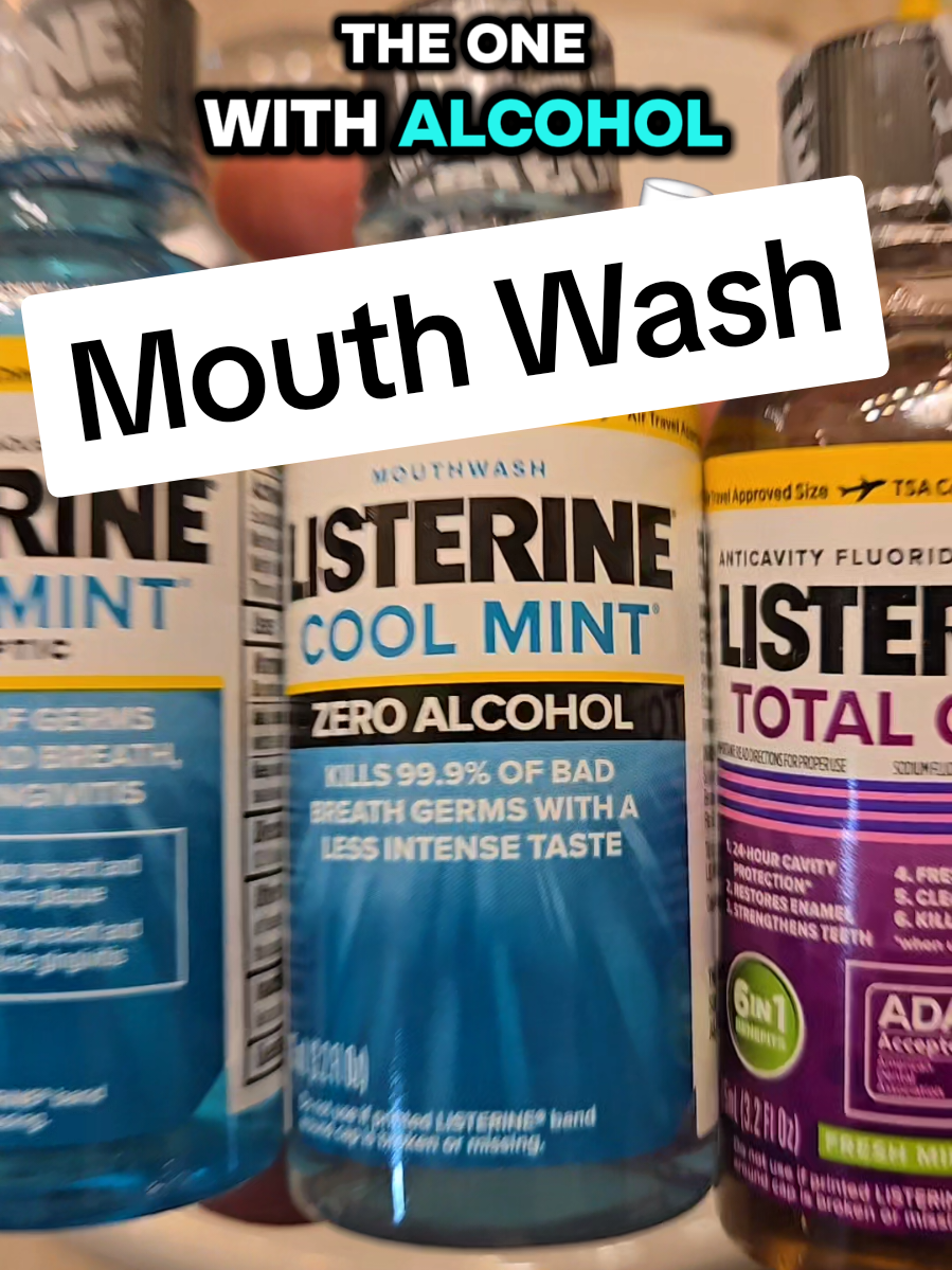Listerine travel size original total care and alcohol free! #oralhealth #listerine #tiktokshopblackfriday #tiktokshopcybermonday #tiktokshopcreatorpicks 