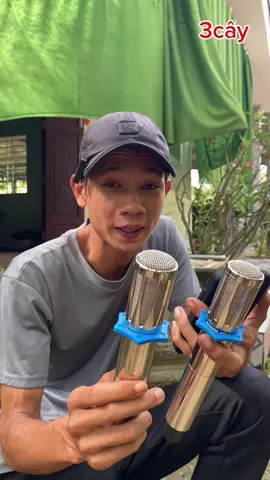 Bộ micro không dây chống hú full kim loại #microktv368 #microkhongday #3cây 