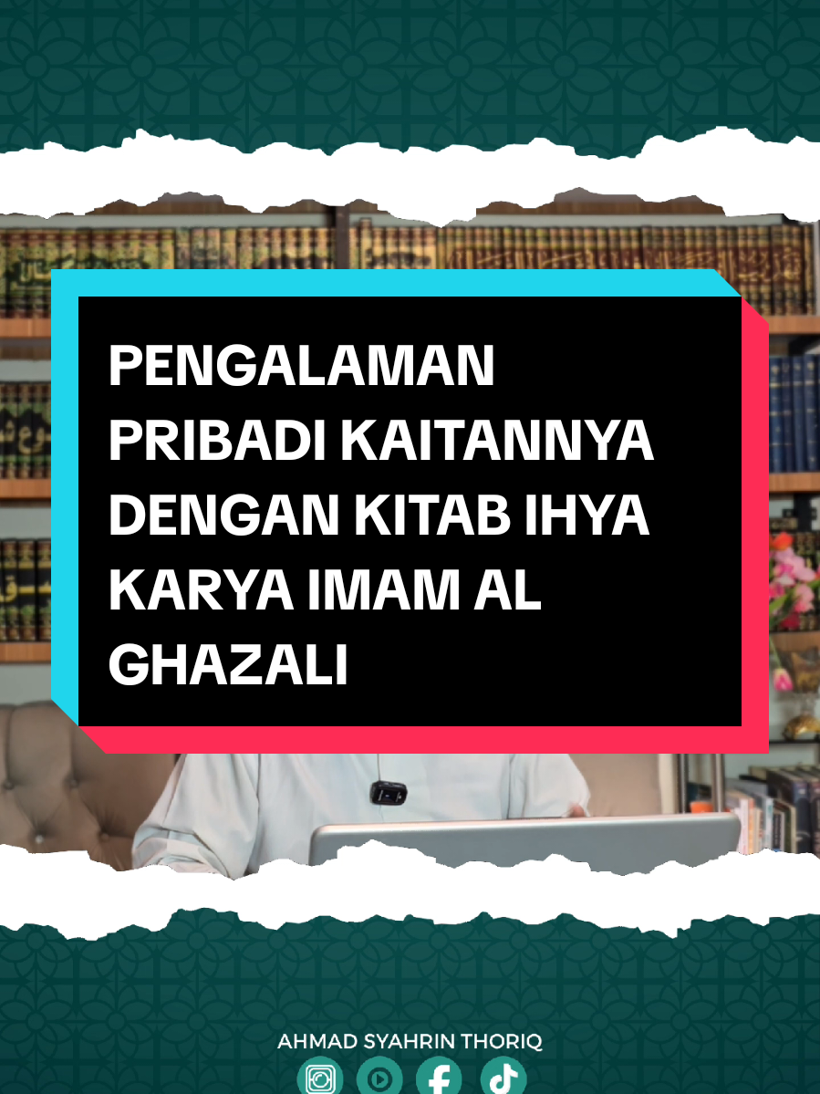 Pengalaman pribadi terkait hubungan kitab Mukhtashar Minhaj al Qashidin, Minhaj al Qashidin dan Ihya al Ulumiddin. Simak lenglapnya dalam kajian sirah seri ke 9 : https://astofficial.id/contents/477/nurul-yakin-ke-9-perjalanan-nabi-yang-pertama-ke-negeri-syam