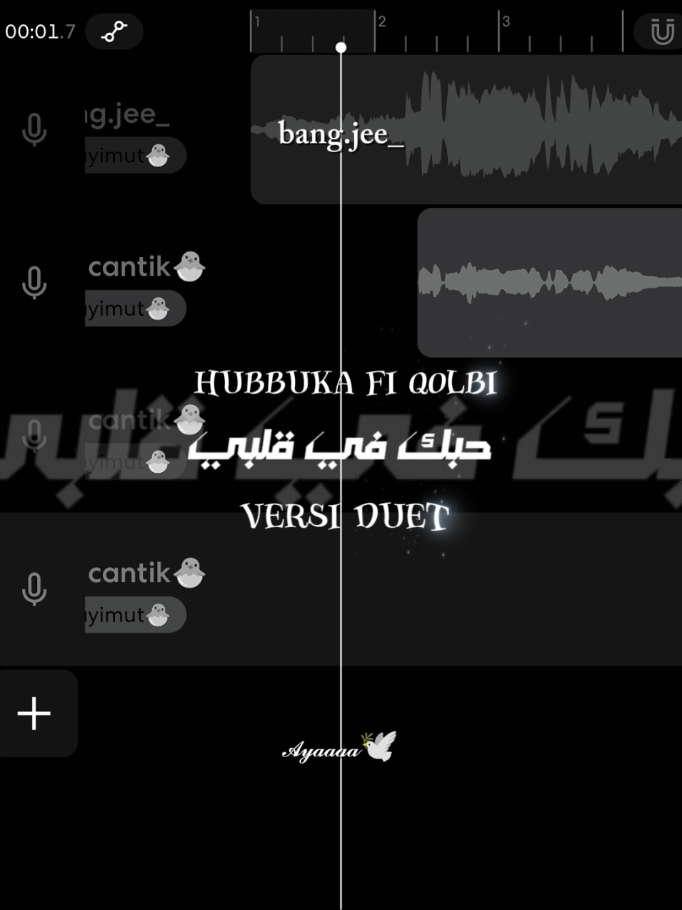 Satu lagi nih, versi duetnya😁 msih tercandu