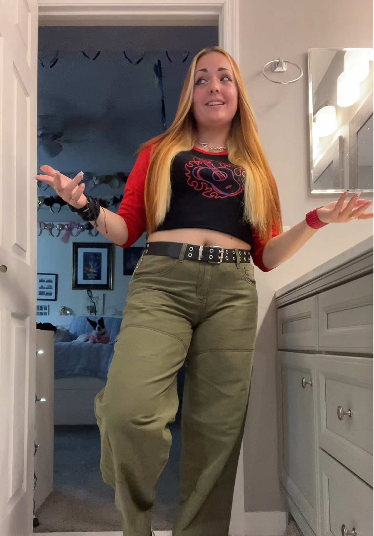 What? I’m ready 🎸👻 @Disney Parks @Disney @Disney+ @Disney Studios @Walt Disney Animation Studios @Disney Style @Disney D23 #lindsaylohan #freakyfriday #disney #halloween #halloweencostume 