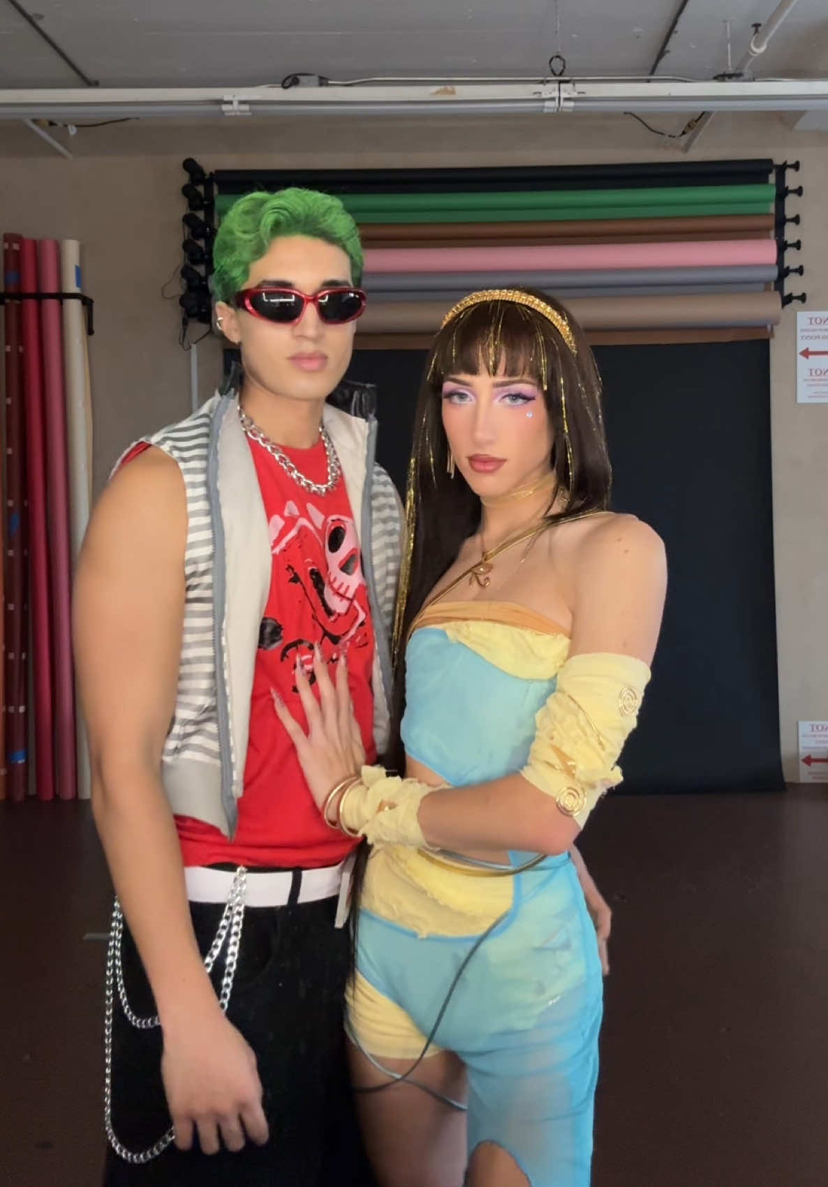 My Deuse🐍 #halloweenmakeup #cleodenile 