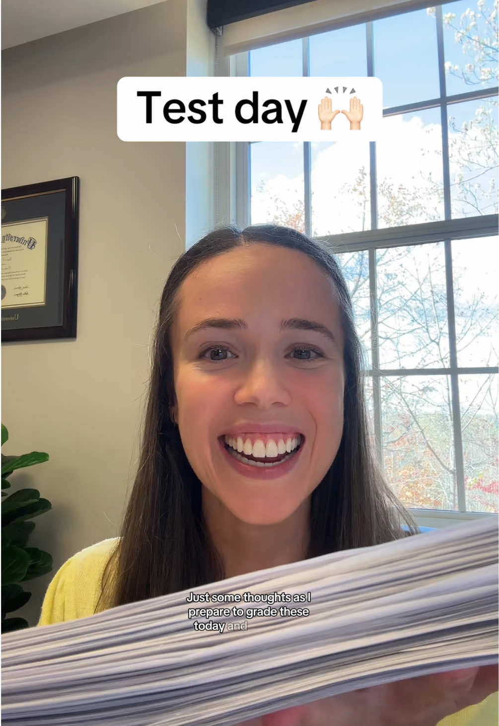 A haunted house but it’s just 45 ungraded stats tests #professor #teacher #academia #phd #college 