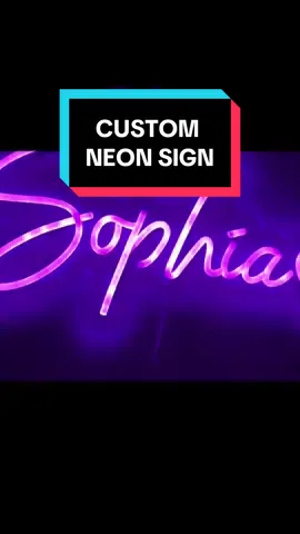 🎁 A perfect UNIQUE Christmas gift! 🎁 #christmasgiftideas #christmas2025 #tiktokshopfinds #customsign #neonsign 