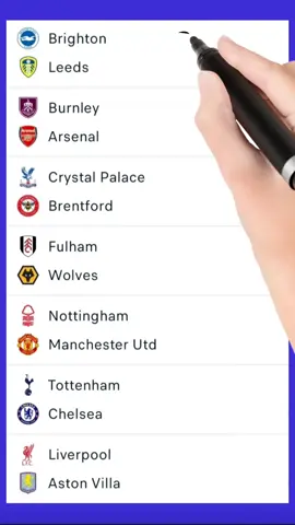 today premier league matches  #footballpredictions #football #footballtiktok #PremierLeague 