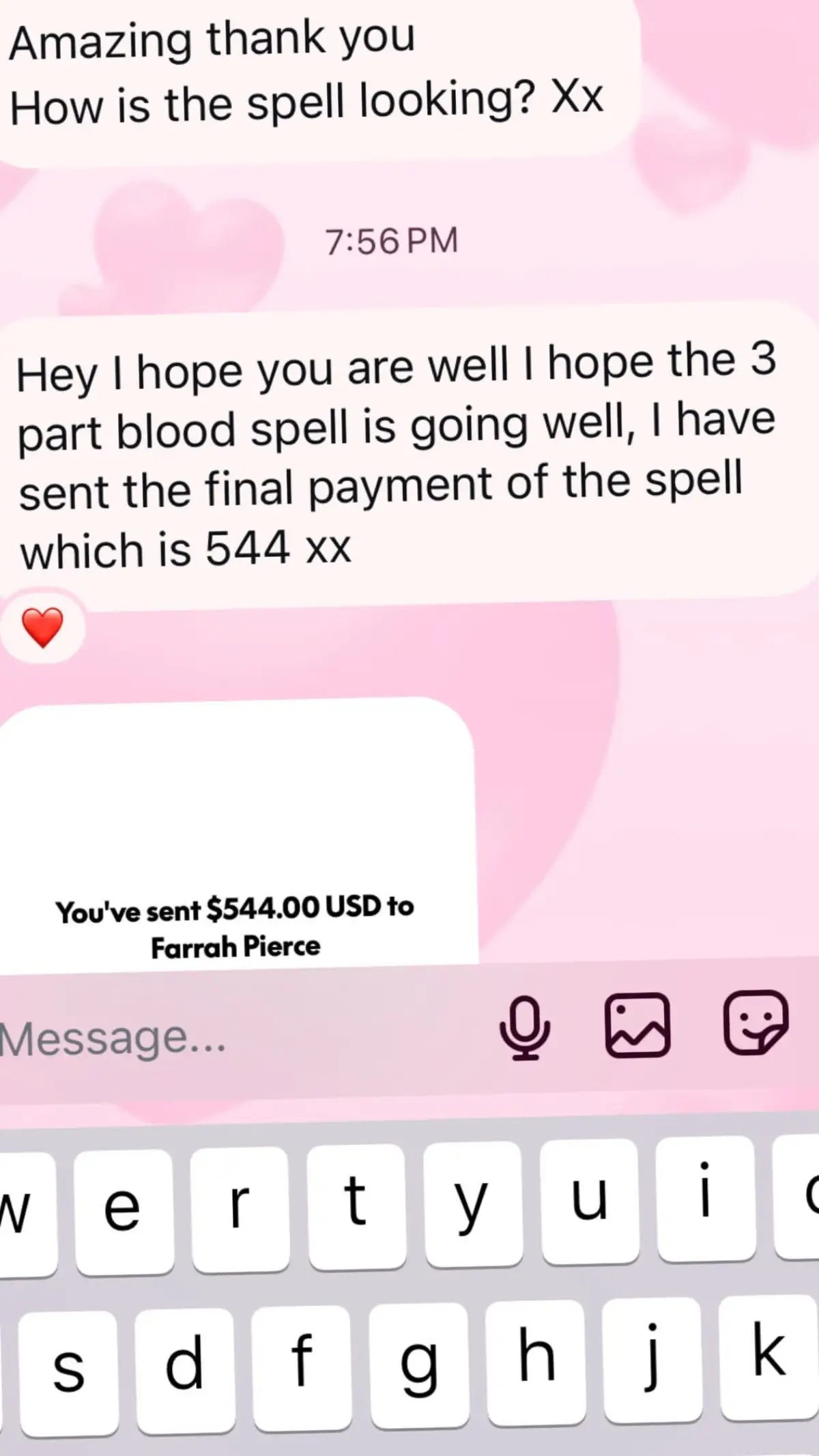 No jokes, just a DMs here or WhatsApp