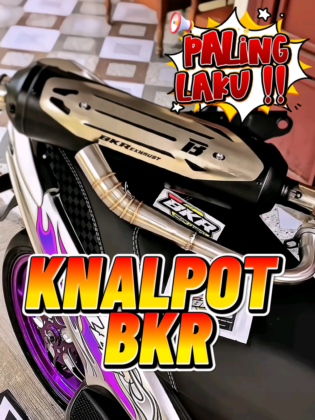 Knalpot BKR Best Seller🔥🔥🔥 @bkr_racing_exhaust 👍 #knalpotbkr #knalpotbkrmio #bkrracingknalpot #knalpotracing #knalpotmoncongshijiro 