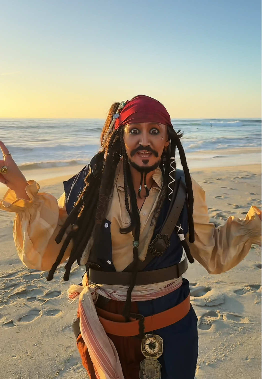 had to do it #halloweenmakeup #halloweencostume #jacksparrow #sfxmakeup 