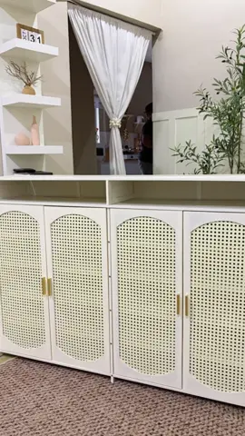 MashaAllah seriously cantik sangat😍..biasa grab colour coklat,kalini grab colour putih pulak,.memang lerverrrr🥰 #bamboocabinet #cabinet #bamboo #kabinet #kabinetdapur       