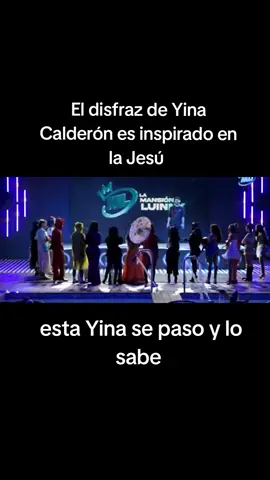 El disfraz de Halloween de Yina Calderón es inspirado en la Jesu según ella Yina te pasaste y lo sabes en la mansión de Luinny #mansiondeluinny #liveincentiveprogramme #yina #chisme #jesu 