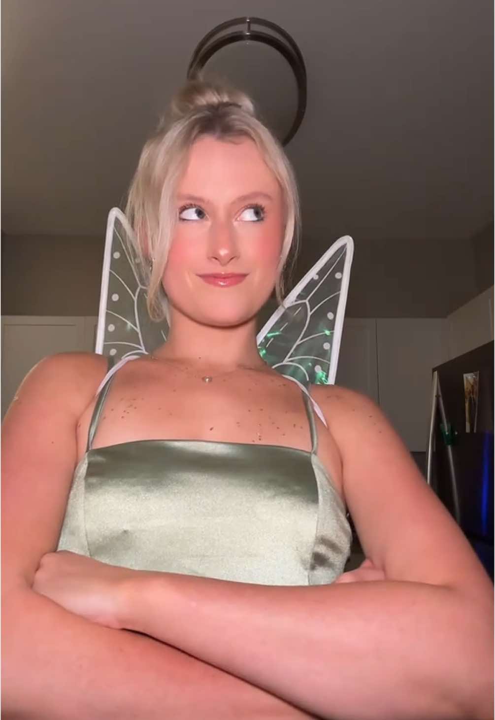 ✨🧚she was a fairy  #tinkerbell #halloween #blondeisthecostume 