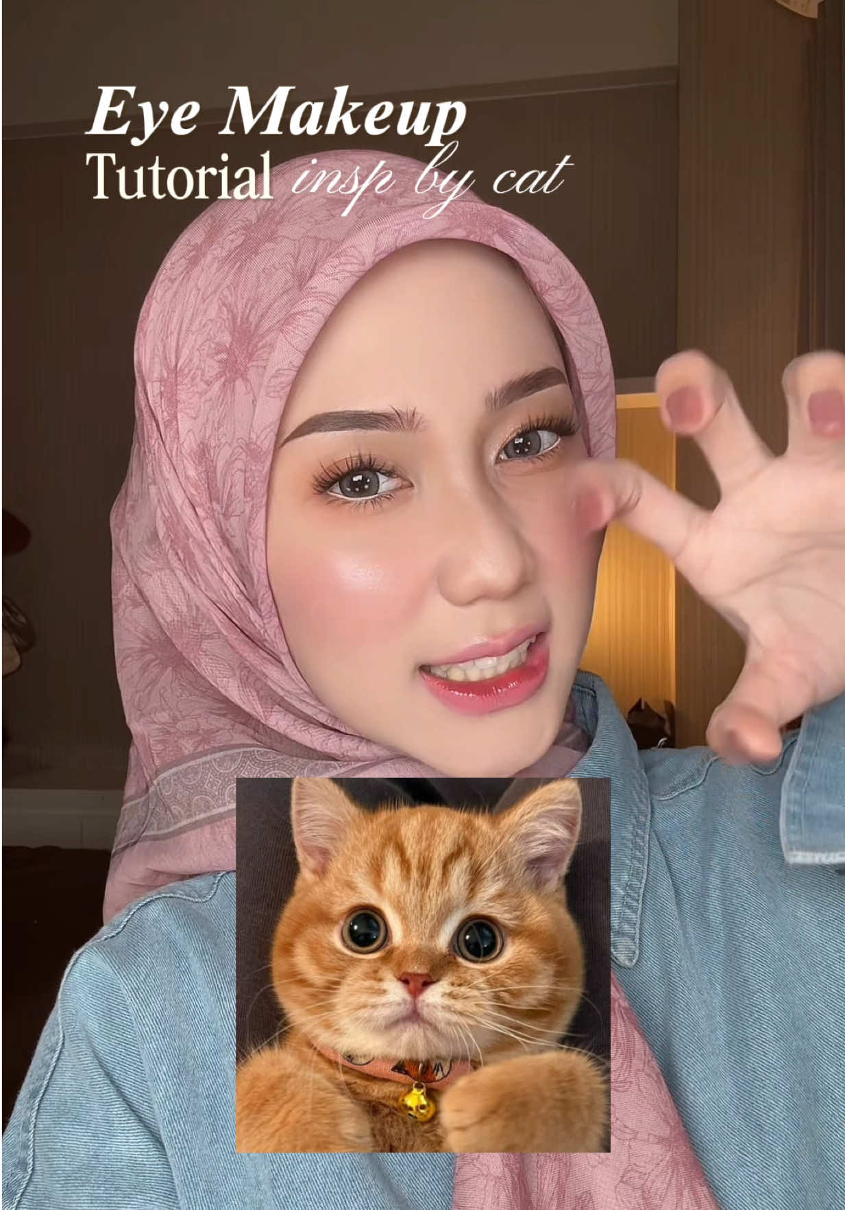 simple eye makeup inspo by cat!😼✋🏻  #eyeshadow #eyemakeup #pinkconcert #pinkflash 