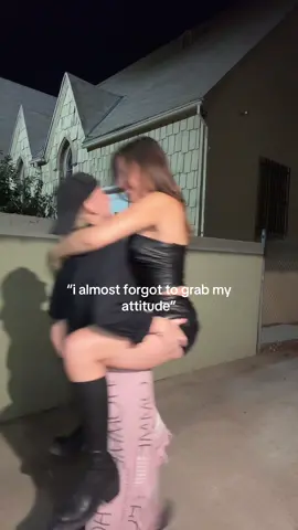 she has enough attitude for the both of us 😂 #wlw #couple #fyp #foryou #funny 