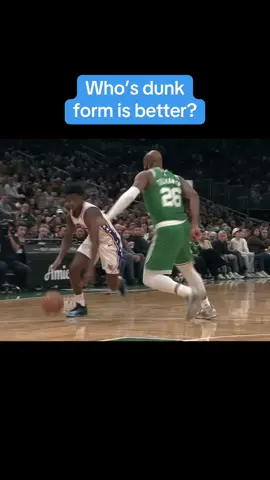 VJ Edgecombe lacking a bit on the corner, which is when the hip closes and the knee cap and toes point in, heel points away. #NBA #vjedgecombe #goata #michaeljordan #dunk