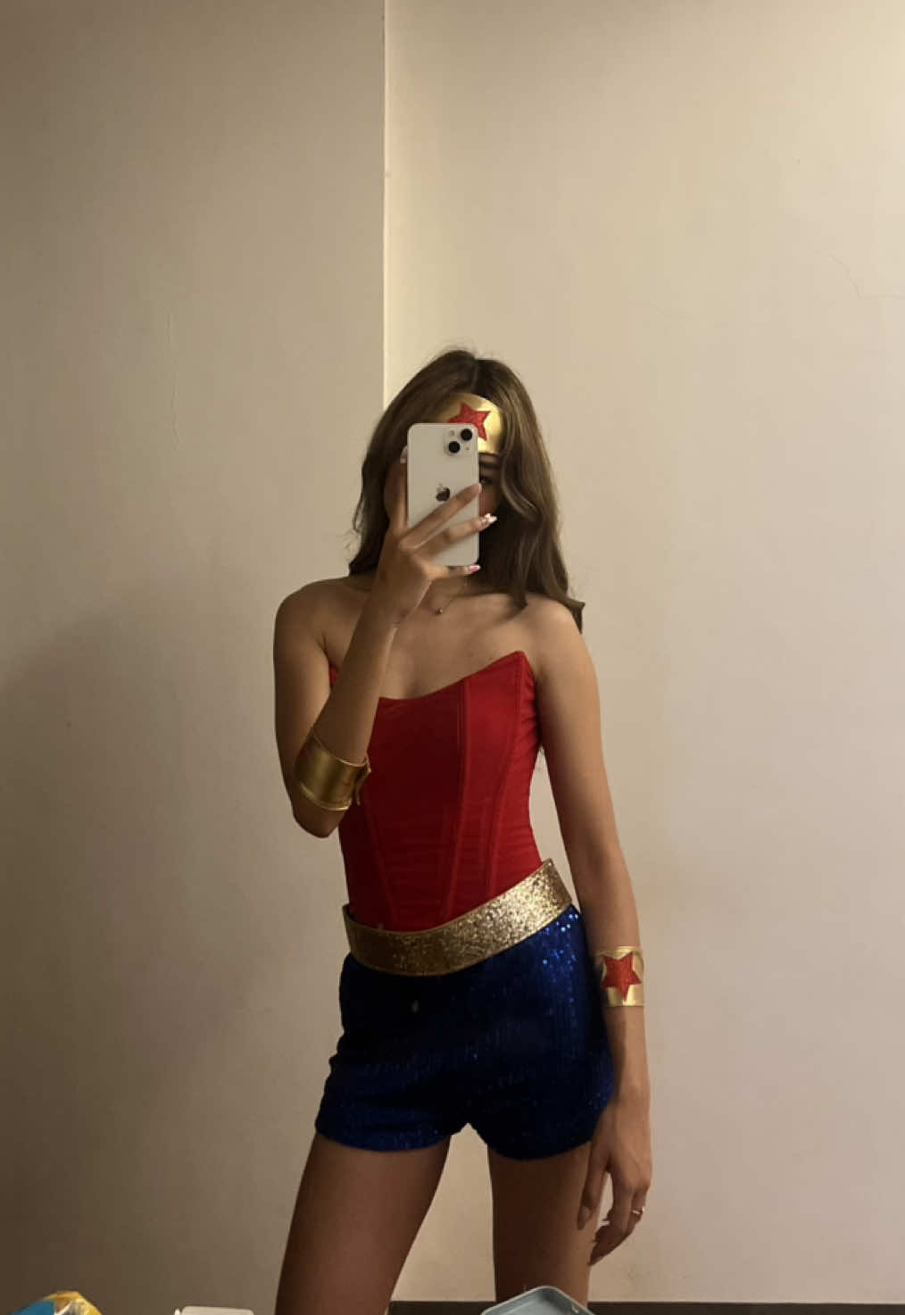 wonder woman off duty 😌 #halloween #halloweencostume   #creatorsearchinsights 
