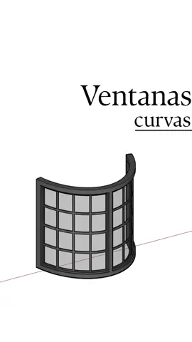 A veces los detalles hacen toda la diferencia ✨ Aprende a modelar ventanas curvas y lleva tus proyectos a otro nivel. #SketchUp #SketchUpLatam #D5Render #ArchViz 