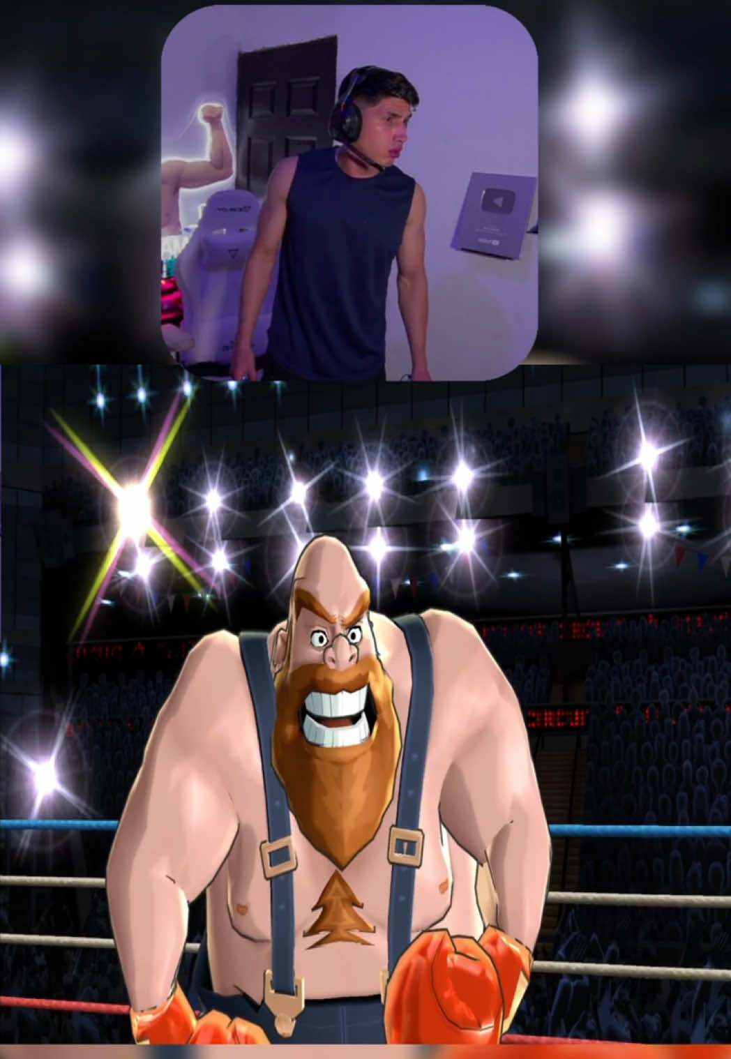 Esta pelea se sintió como cine 🥊.  #clips #wii #punchout #elcamacho24 