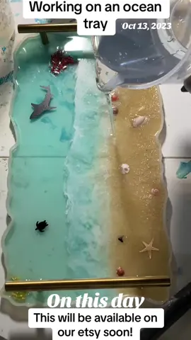 #onthisday #tray #ocean #sea #handmade 