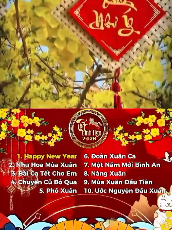 Tổng Hợp Những Bản Nhạc Tết Cực Hay. Nghe Là Thấy Tết Đến Xuân Về. #tetbinhngo2026 #nhactetremix2026 #happynewyear #trend #xuhuongtiktok 