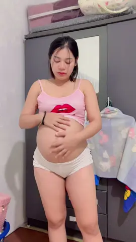 แม่เริ่มไม่ไหวแล้วลูกลุกฉี่บ่อยมาก🥺✌️ #คนท้อง 