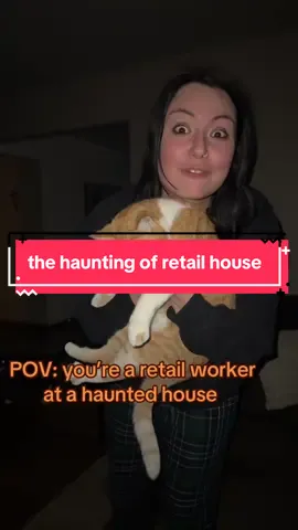 for us spooky season is just getting started 🎄 #retail #retailworker #halloween #work 
